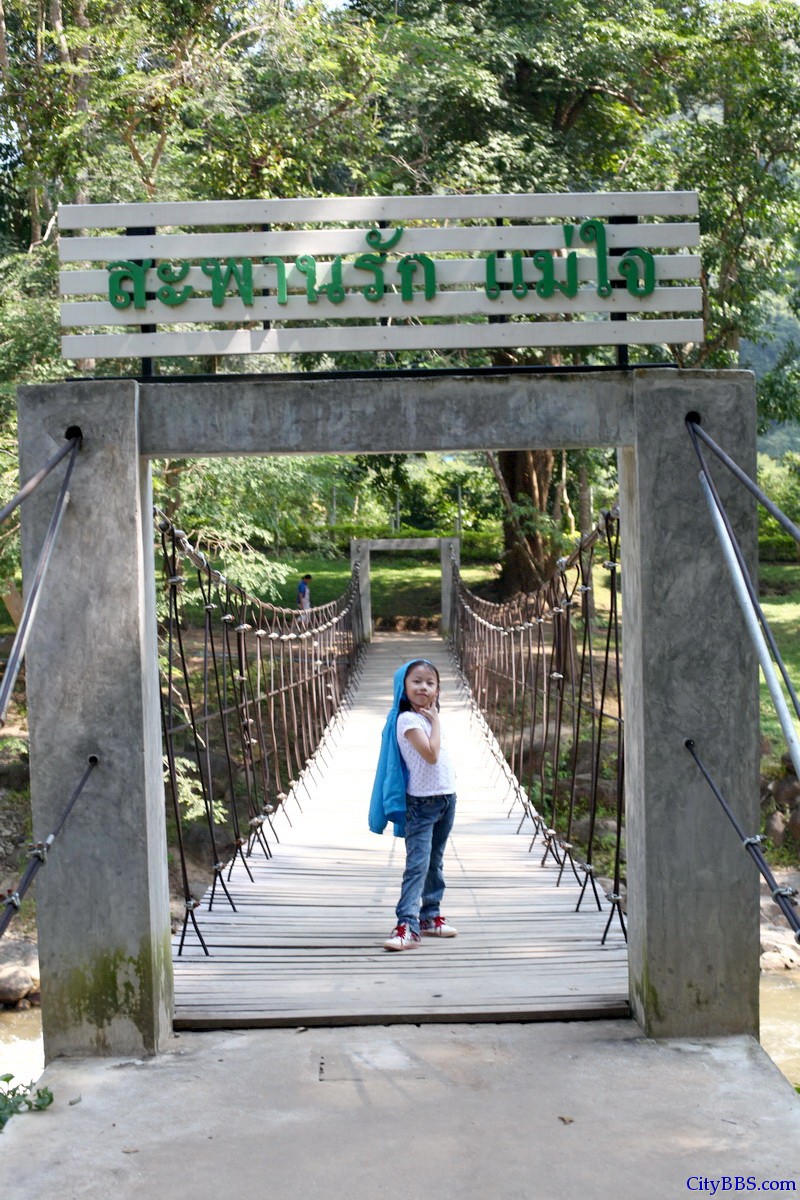 泰国北部 Doi Pha Hom Pak National Parks 泰国森林公园里的小溪 Mae Jai Stream