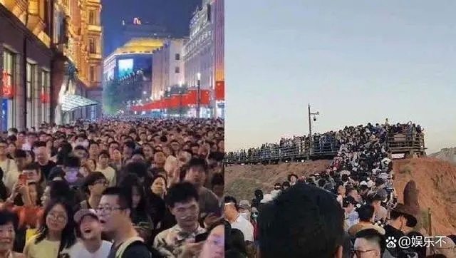 中秋国庆假期人山人海:外滩放眼望去人人人 中秋国庆假期人山人海:外滩放眼望去人人人