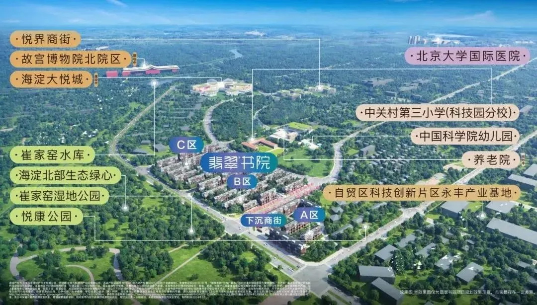 万科翡翠书院周边俯瞰图 万科翡翠书院周边俯瞰图