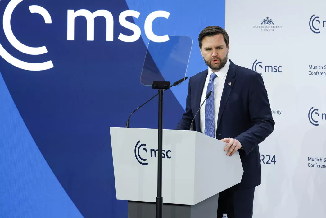 副总统万斯上个月在慕尼黑安全会议上的讲话震惊了欧洲领导人 副总统万斯上个月在慕尼黑安全会议上的讲话震惊了欧洲领导人