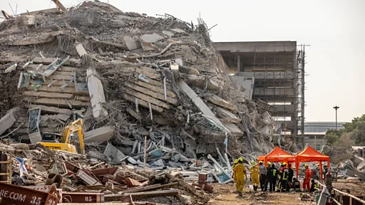 曼谷30层摩天大楼坍塌 曼谷30层摩天大楼坍塌